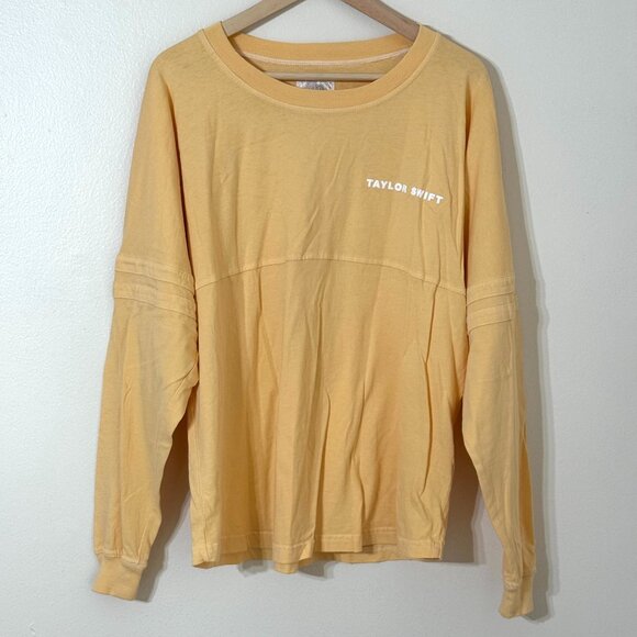 RARE Taylor Swift Golden Like Daylight Yellow Spirit Jersey T-Shirt HTF - Picture 1 of 9
